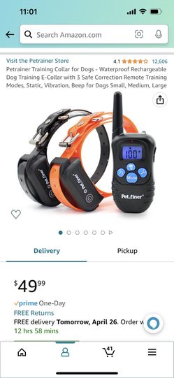 Dog E-collar Electronic Training Collar