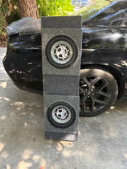 Two 12s subwoofers box