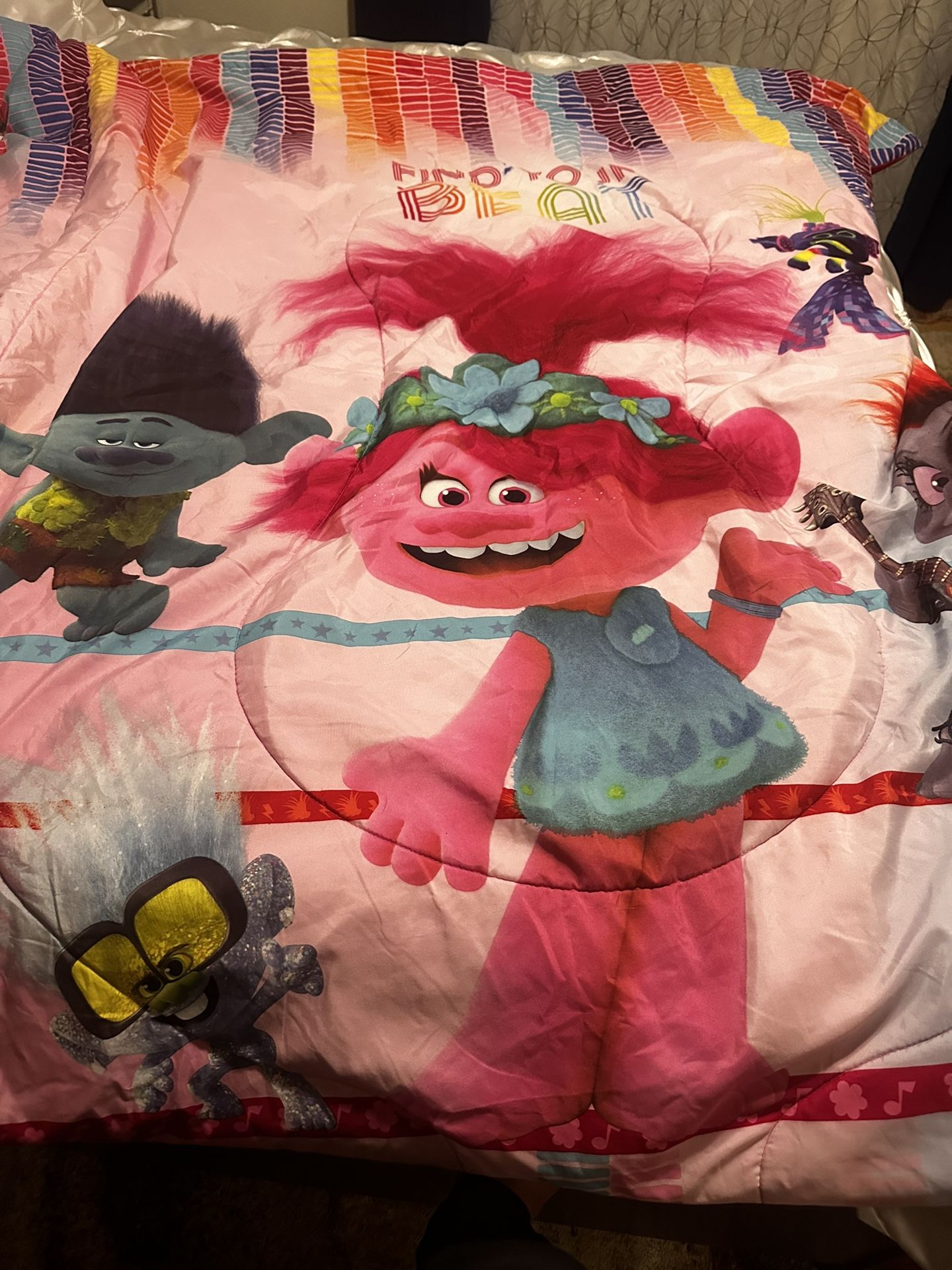 Bedsheets And Matching Pillow Set