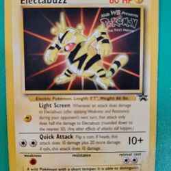 The First Movie WB Electabuzz Pokemon Card