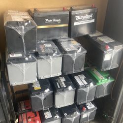 Car batteries