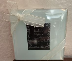 Photo Frosted Glass Coasters (Sets of 2) Wedding Favors