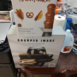 Chocolate Fountain In S'mores Machine