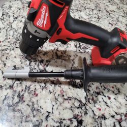 M18 18V Lithium-Ion Brushless Cordless 1/2 in. Compact Hammer Drill Tool Only
