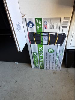 Utility rack- new still in the box never used. Paid $100 asking $60.