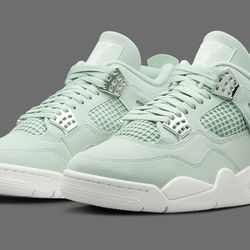 Jordan 4 Retro Seafoam Sail 