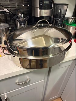 Nutrichef 20” Oval Roaster Pan with Rack and Lid