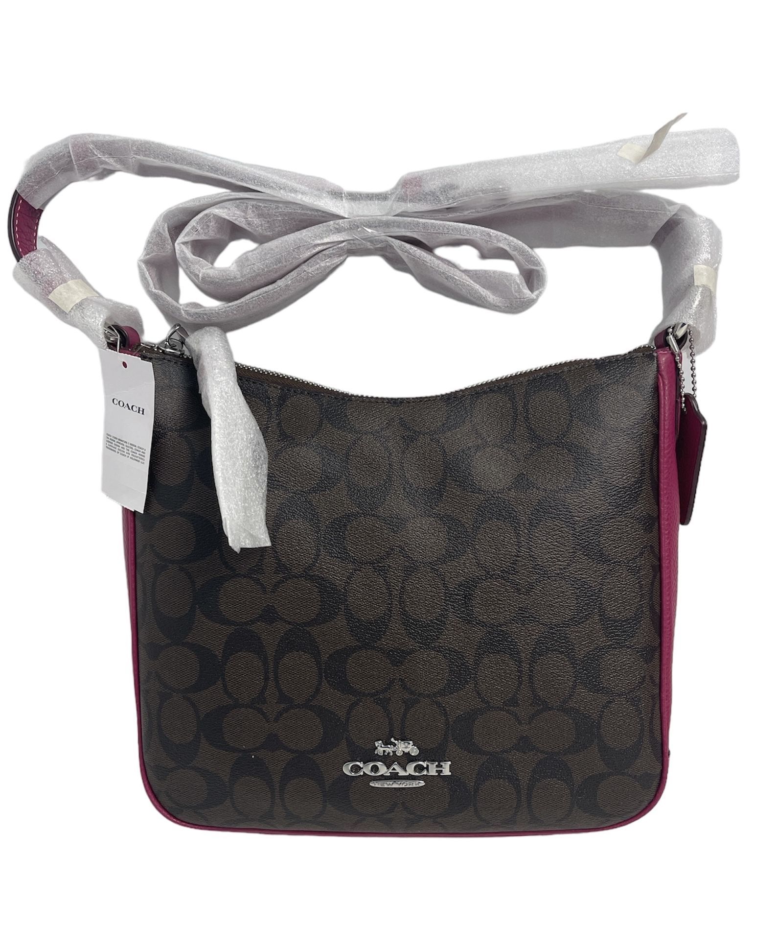 Coach Ellie File Bag in Signature Canvas