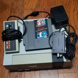 Nintendo  original complete 1 controller 1 game Mario brothers duck hunt