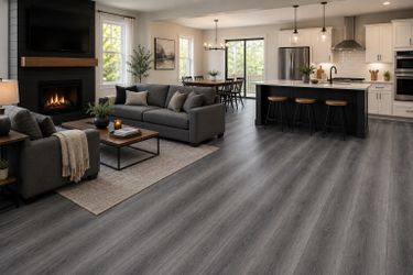 1,200 SQ FT Premium Korean-Made Gray Oak LVP Flooring • 20 Mil Wear Layer • $3,995 OBO