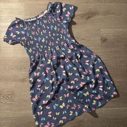 Girls Butterfly Summer Dress
