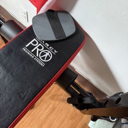 Bench With 100 Pound Sets