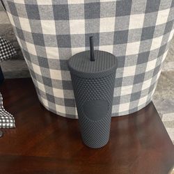 Black Studded Starbucks Cup