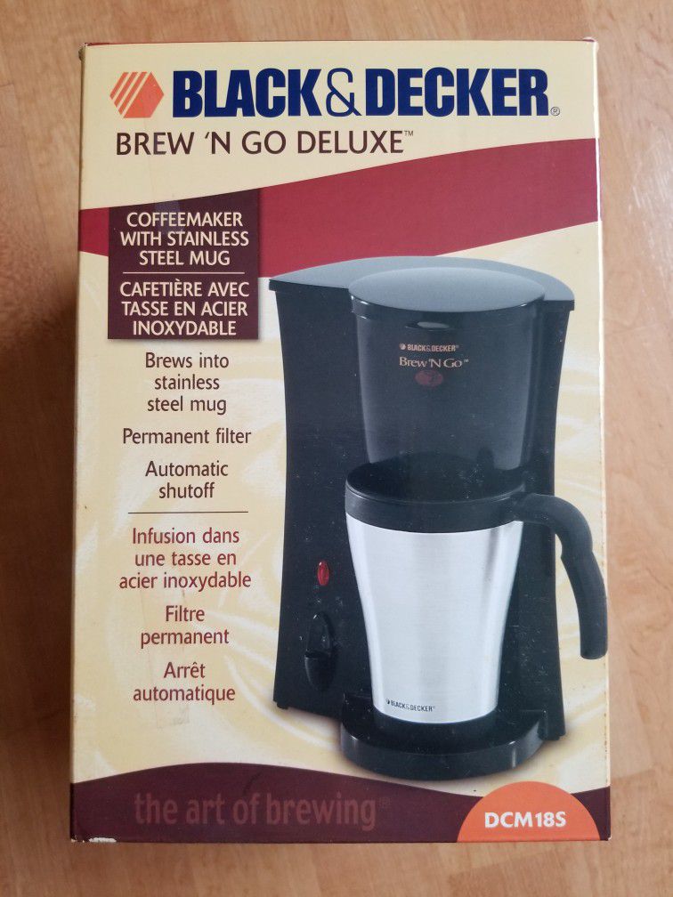 Black & Decker DCM18S Brew 'n Go Personal Coffee maker with Travel Mug:  Great Coffee on the Go!