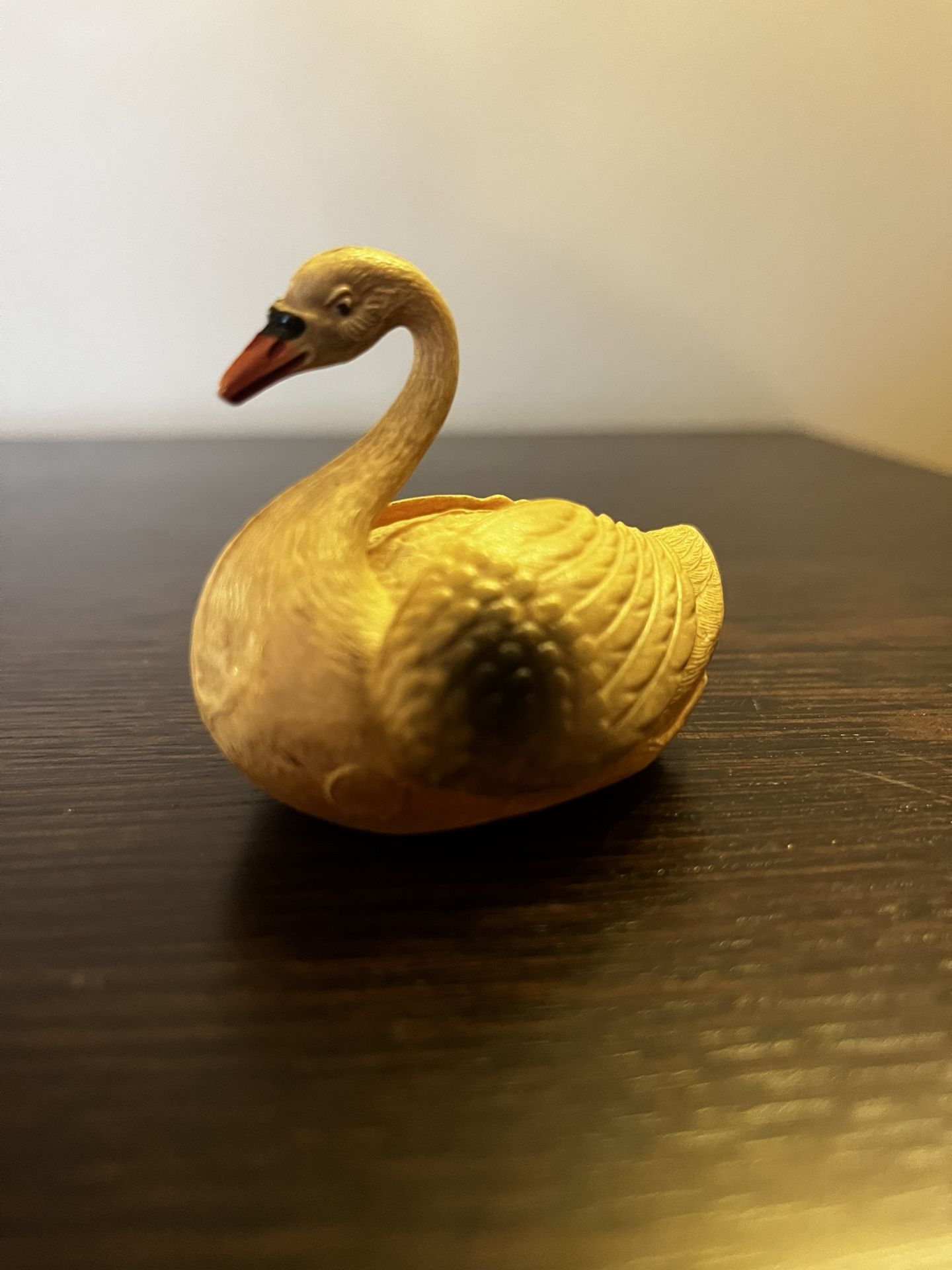 Antique Viscoloid Celluloid Swan Figure Toy Ornament