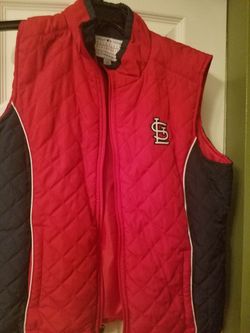 Cardinals Vest Size Large in women. Perfect Condition.