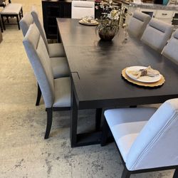 95 Inch Table W/Leaf, 4 Chairs And A Server! 