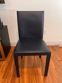 Two leather chairs