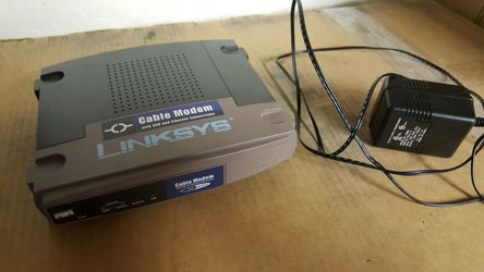 Linkysy cable modem, lightly used, works excellent.