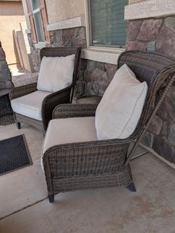 Whicker Wing back chairs