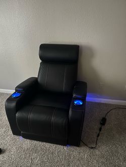 Theater Couch Single Reclinable with lights