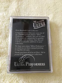 Ultra Fleer Ultra Perfomers Cards