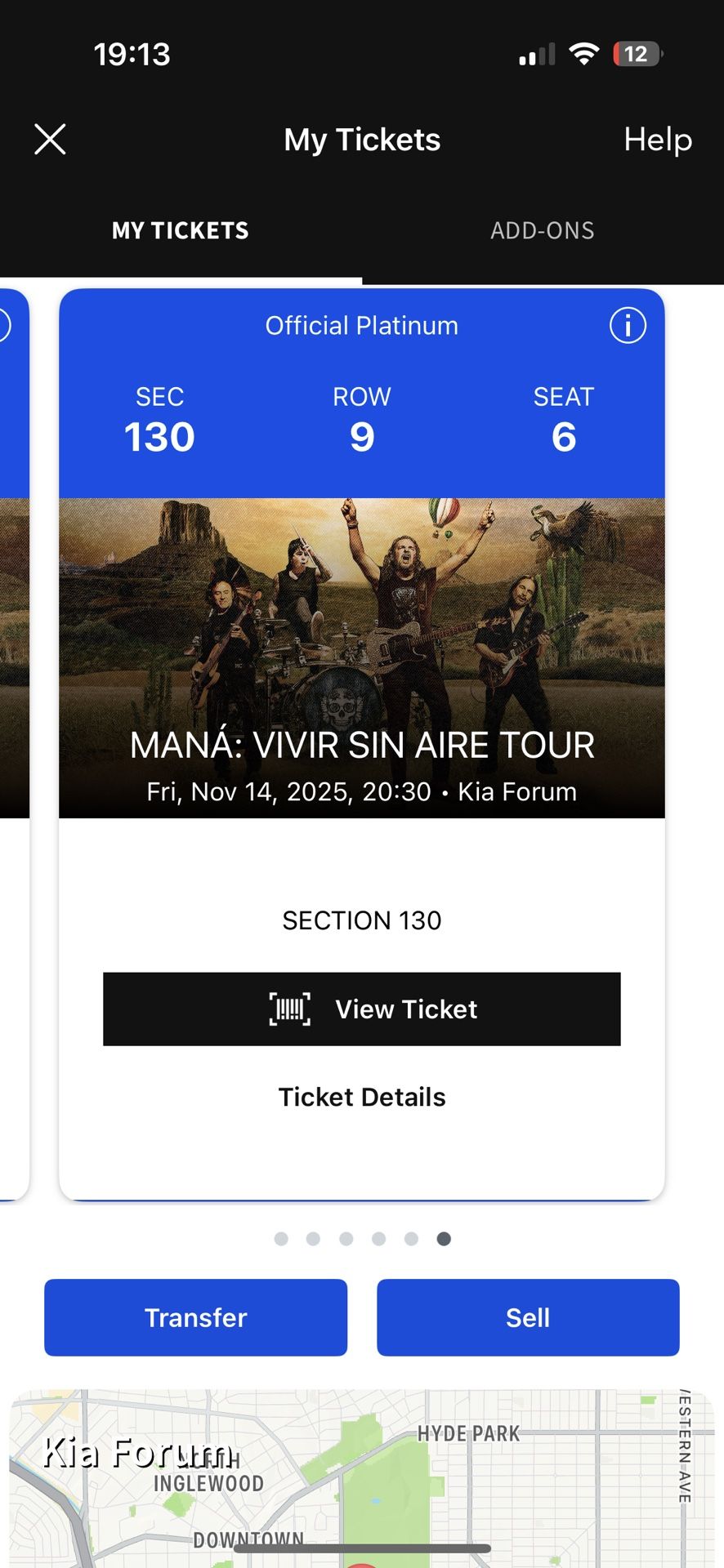 Mana Concert Tickets