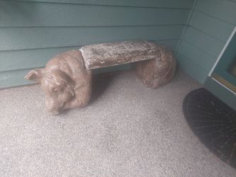 Cement Pig Bench