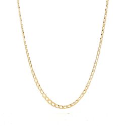 14k Yellow Gold 3.2mm 20-inch Curb Link Necklace 11061102