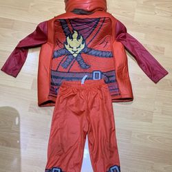 Halloween Ninjago kid’s costume red size 4-6yrs