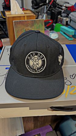 "Vintage Bad Boy Records Snapback," "90s Hip Hop Promo," or "Notorious B.I.G. Diddy Merch,"