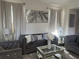 Sofa And Two Arm Chairs 