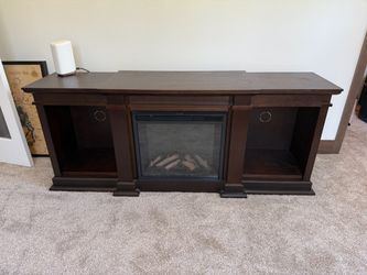 Fireplace TV stand