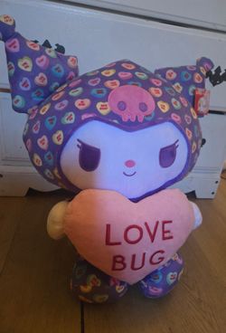 21" XL KUROMI LOVE BUG PLUSHIE