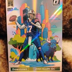 JOSH ALLEN CUSTOM DOWNTOWN TRADING CARD 