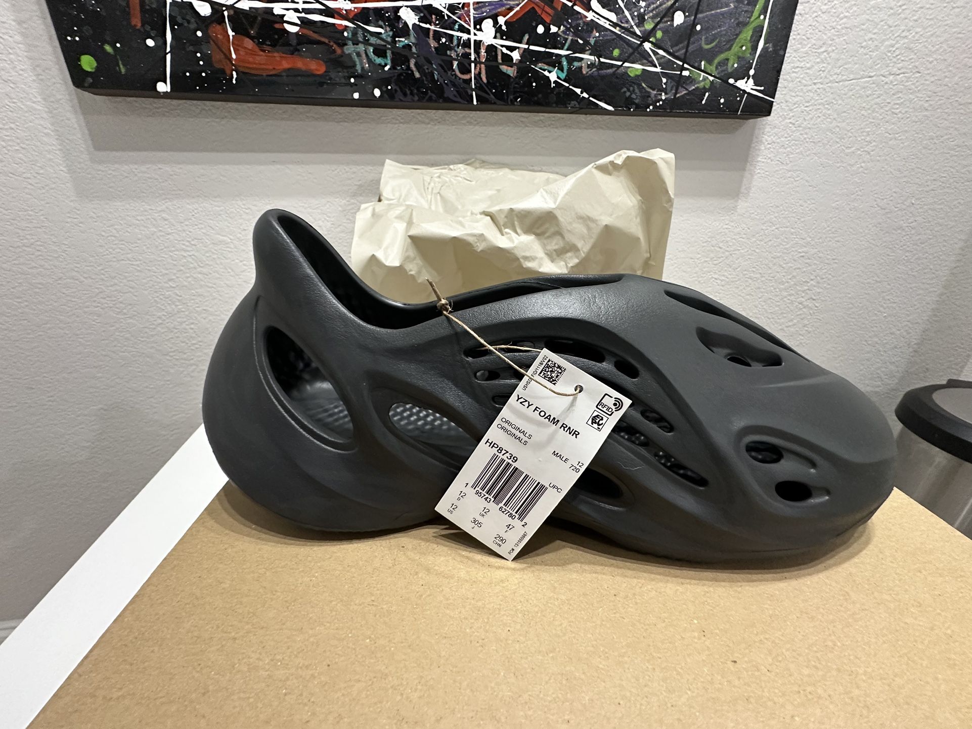 Yeezy Foam RNR Onyx Size 12