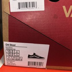 Vans Old Skool Black And White 