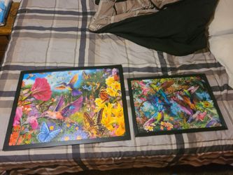 2 Puzzle Pictures with Frames
