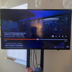 ROLLING TV STAND $30