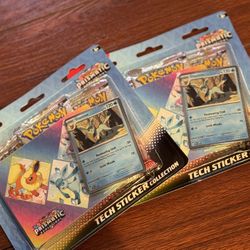 Pokémon TCG Prismatic Evolution Glaceon Tech Sticker Collection