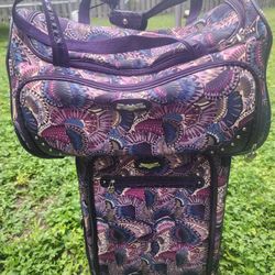Kathy Van Zeeland Luggage (Used once) Medium & Rolling Carry-on