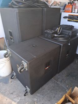 JBL SUBWOFFERS FOR SALE MPRO 418S MRX528