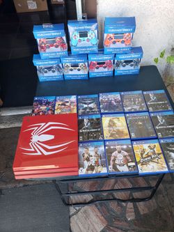 Box Included, cables. 1 S3aled control & 2020 PS4 Pro Playstation 4 Premium edition $420 firm. $20! Per Game 3 for $50! 7 for $100!. $35! Extra contro