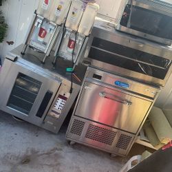 Oven,cooler,juice mixer 