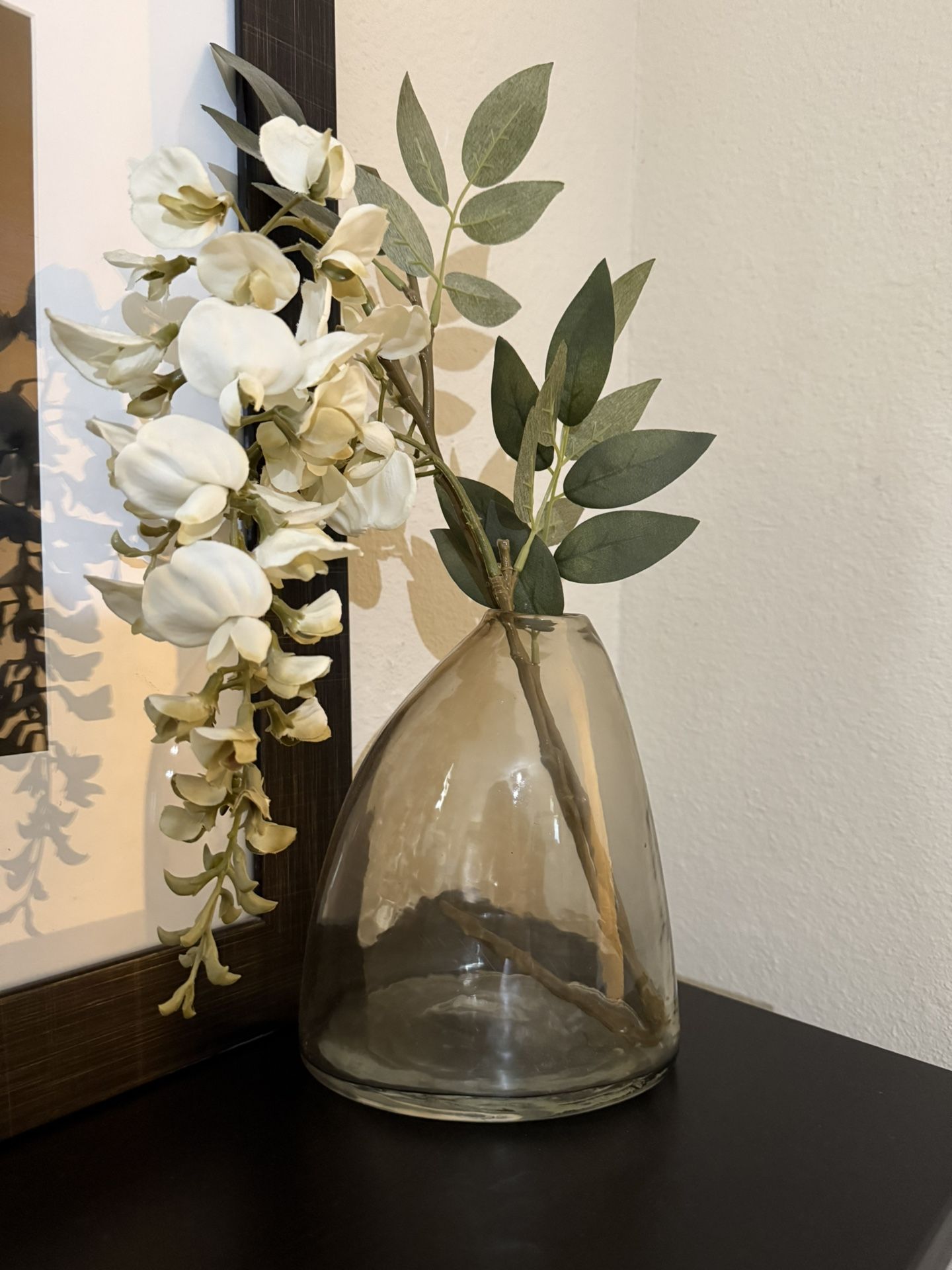 Vase With Faux Flowers