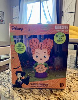 NEW IN BOX Hocus Pocus Winifred Sanderson Inflatable Is