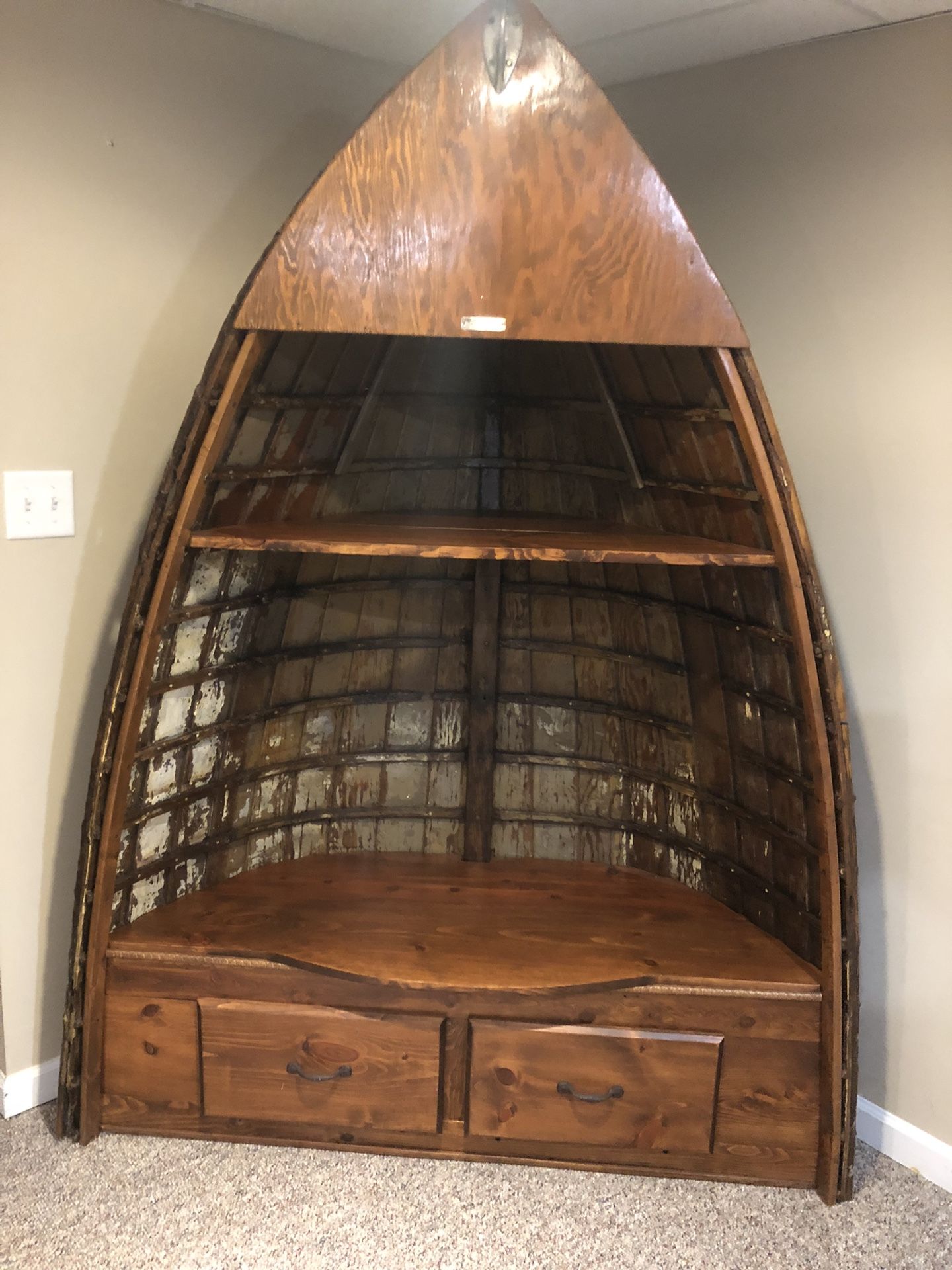 Vintage Boat Shelving Unit