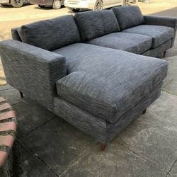 Urban 2 Piece Chaise Sectional, Sofa With Chaise