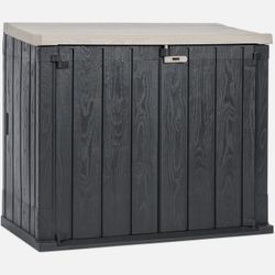 Toomax Stora Way All-Weather Outdoor Garden Storage Shed, 129.5 x 74.5 x 111 cm