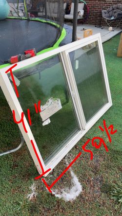 Double Pane Sliding Window 59.5" x 41"
